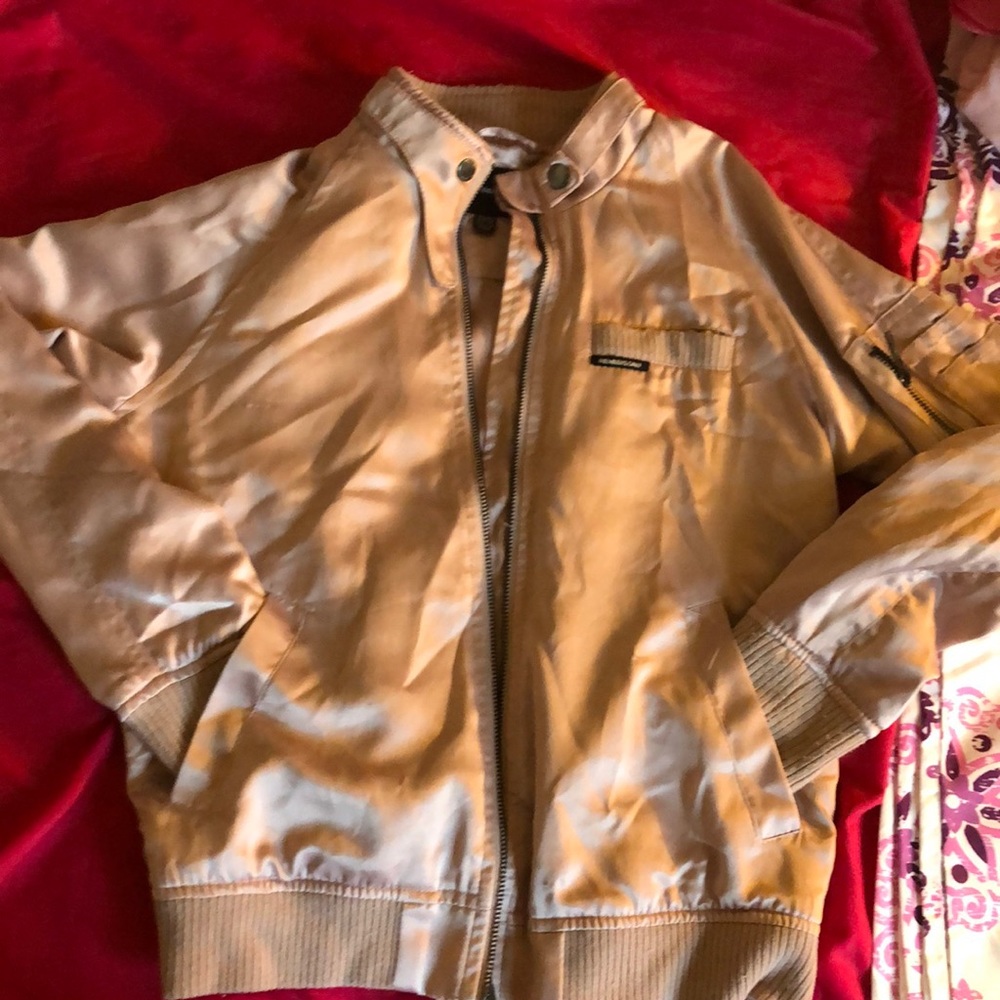 Pink bomber jacket